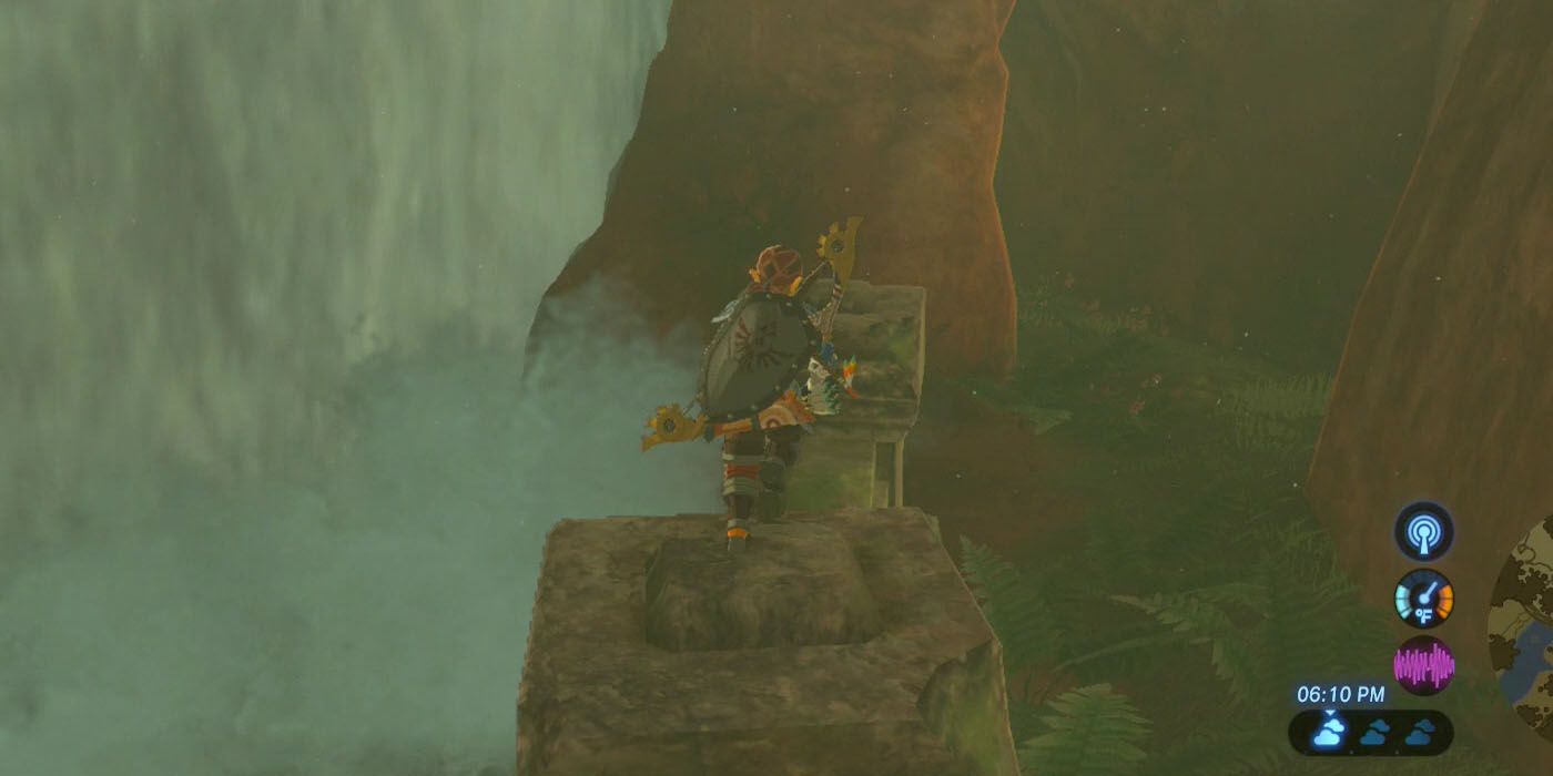 Zelda BOTW Waterfall Glitch