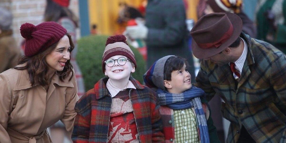 The cast of A Christmas Story Live