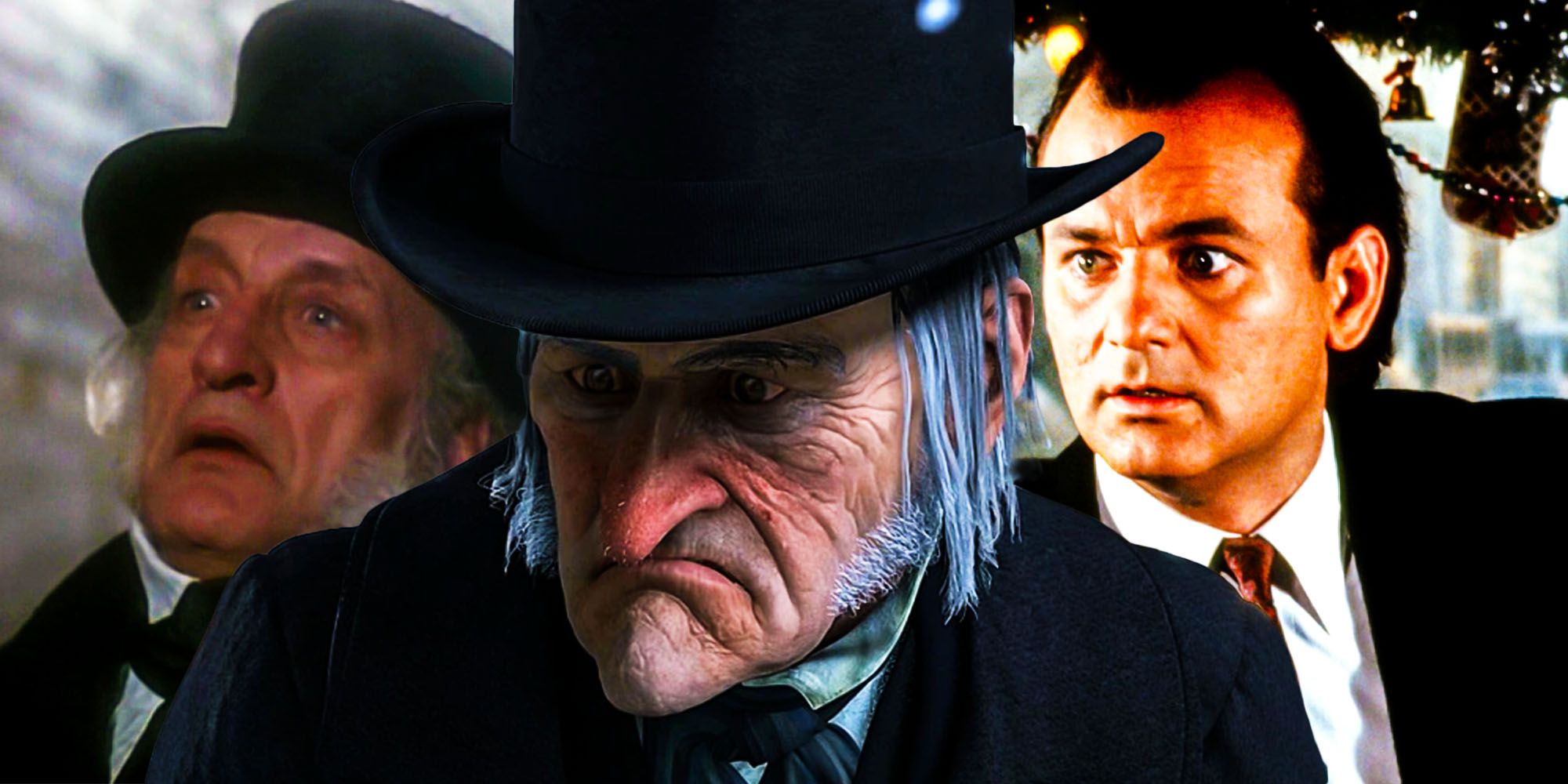 all movie adaptations of a christmas carol scrooged bill murray jim carrey