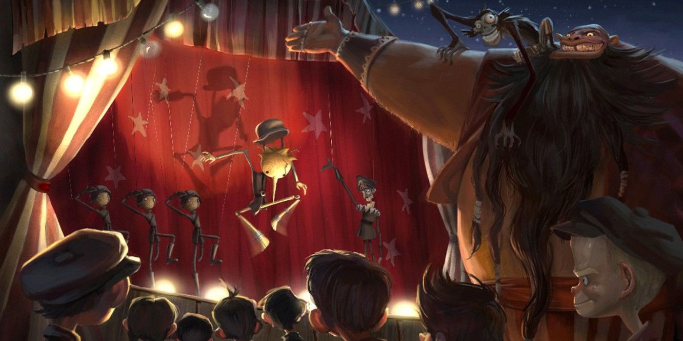 art from Guillermo del Toro's Pinocchio