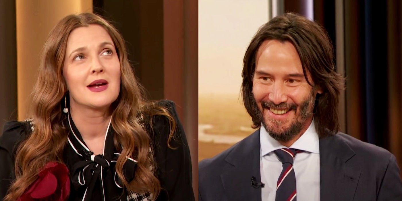 Keanu Reeves & Drew Barrymore Reminisce About Wild Motorcycle Ride
