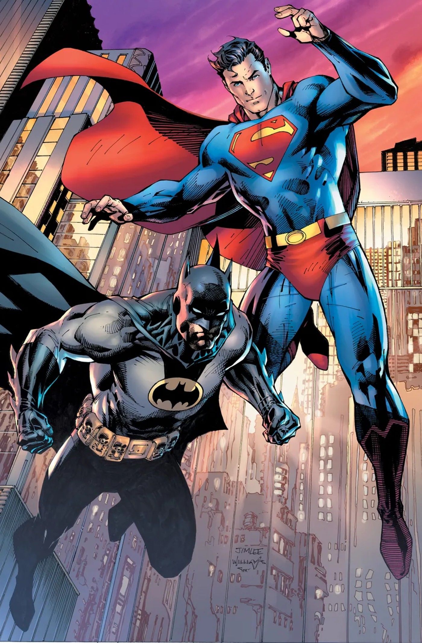 batman superman jim lee variant