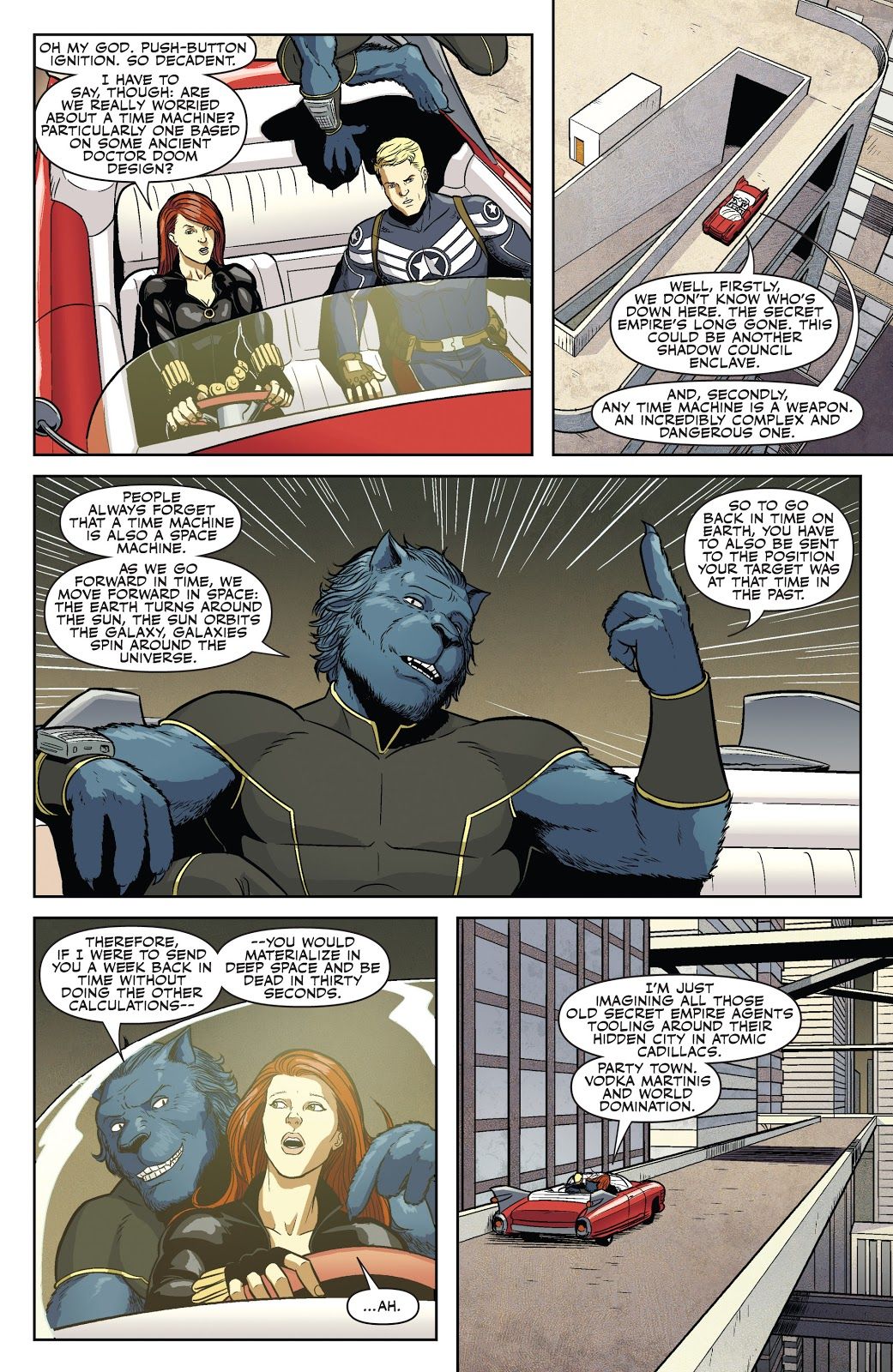 The X-men’s Beast Points Out The Problem With Time Machines In Comics