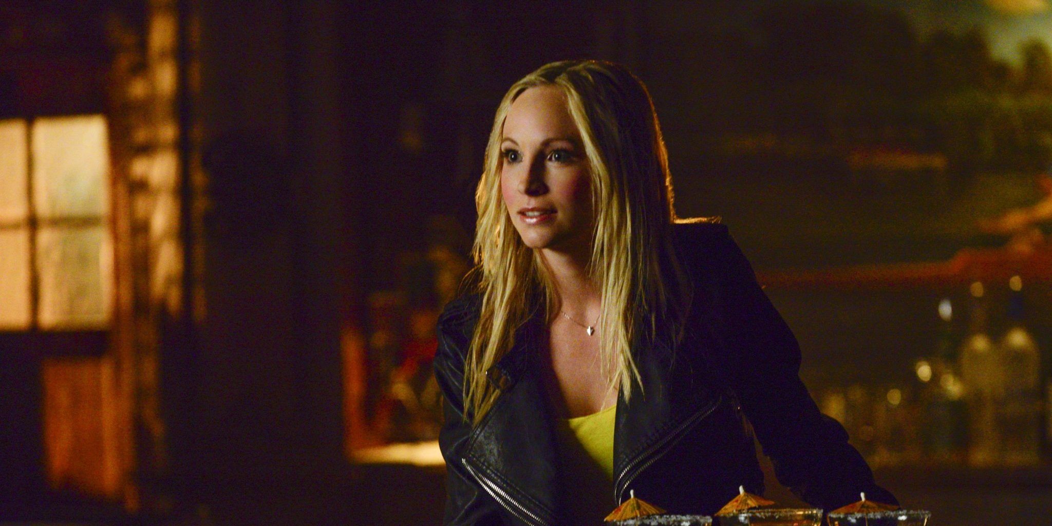 Caroline without her humanity on The Vampire Diaries