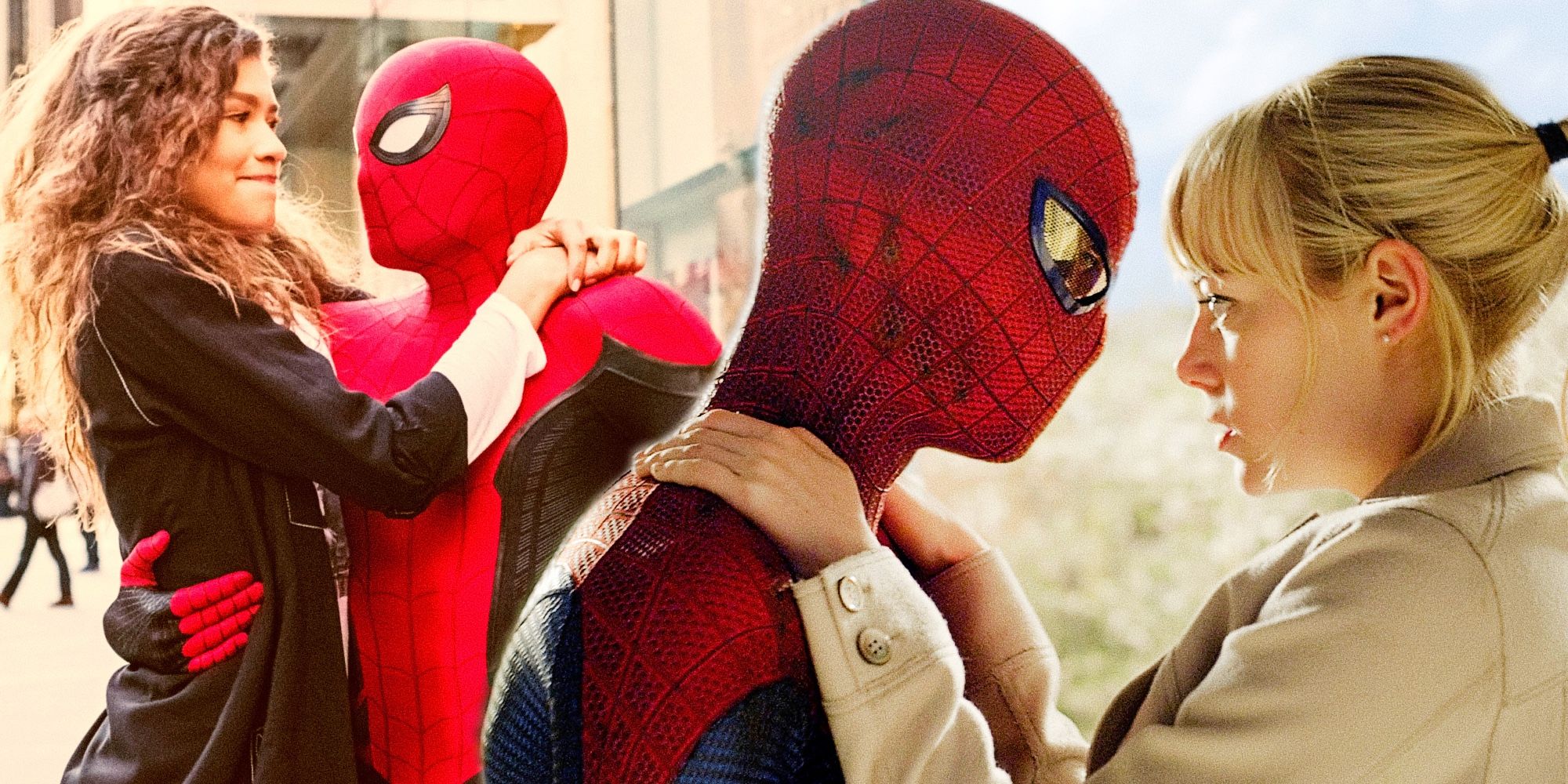 does spider-man need his love interests? MJ zendaya gwen Stacy emma stone andrew garfield tom holland