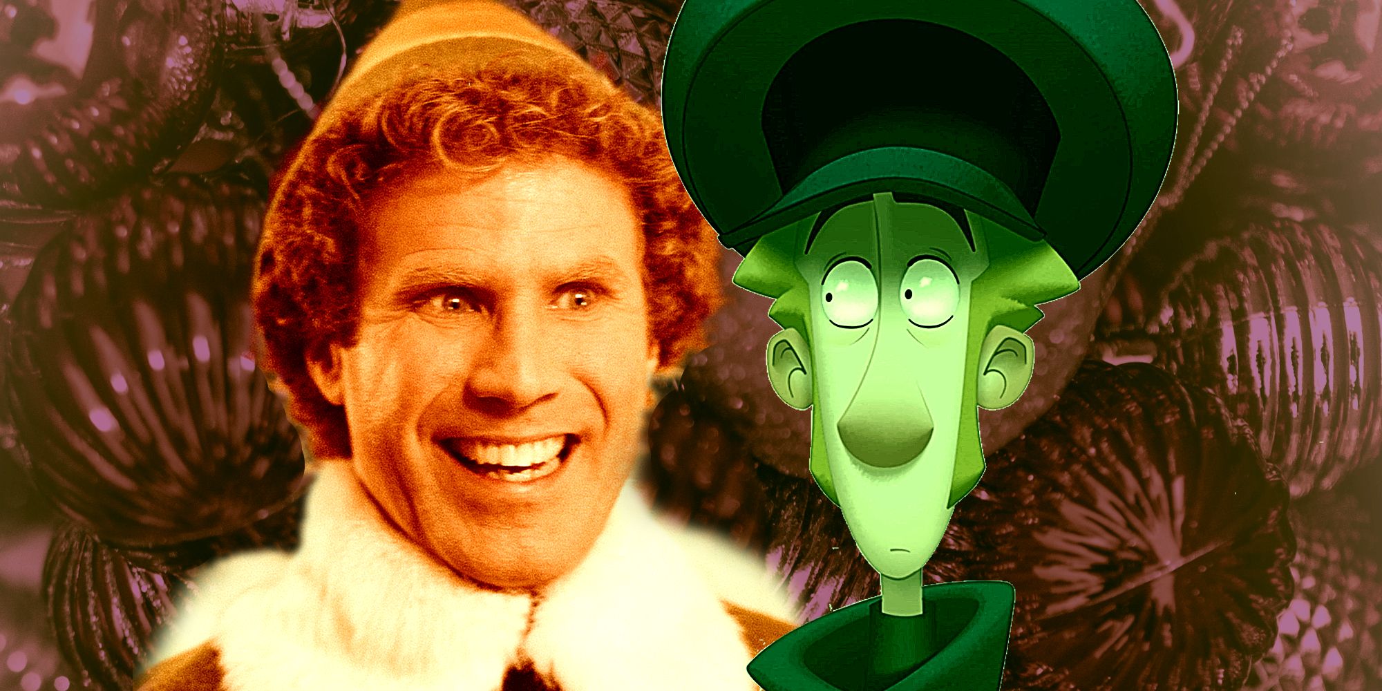 Will Ferrell from Elf next to Jesper from Klaus