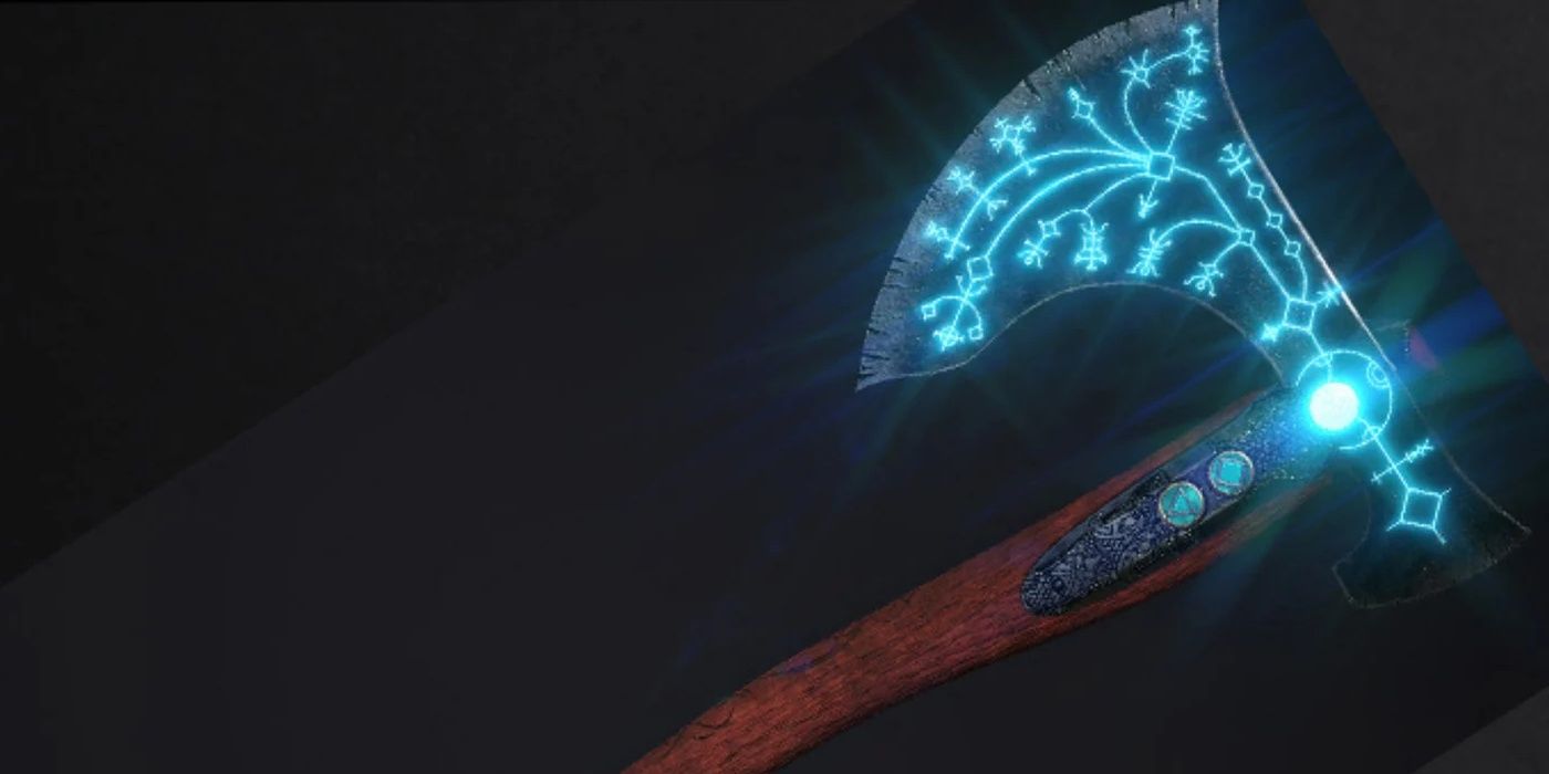 god of war leviathan axe replica glowing runes