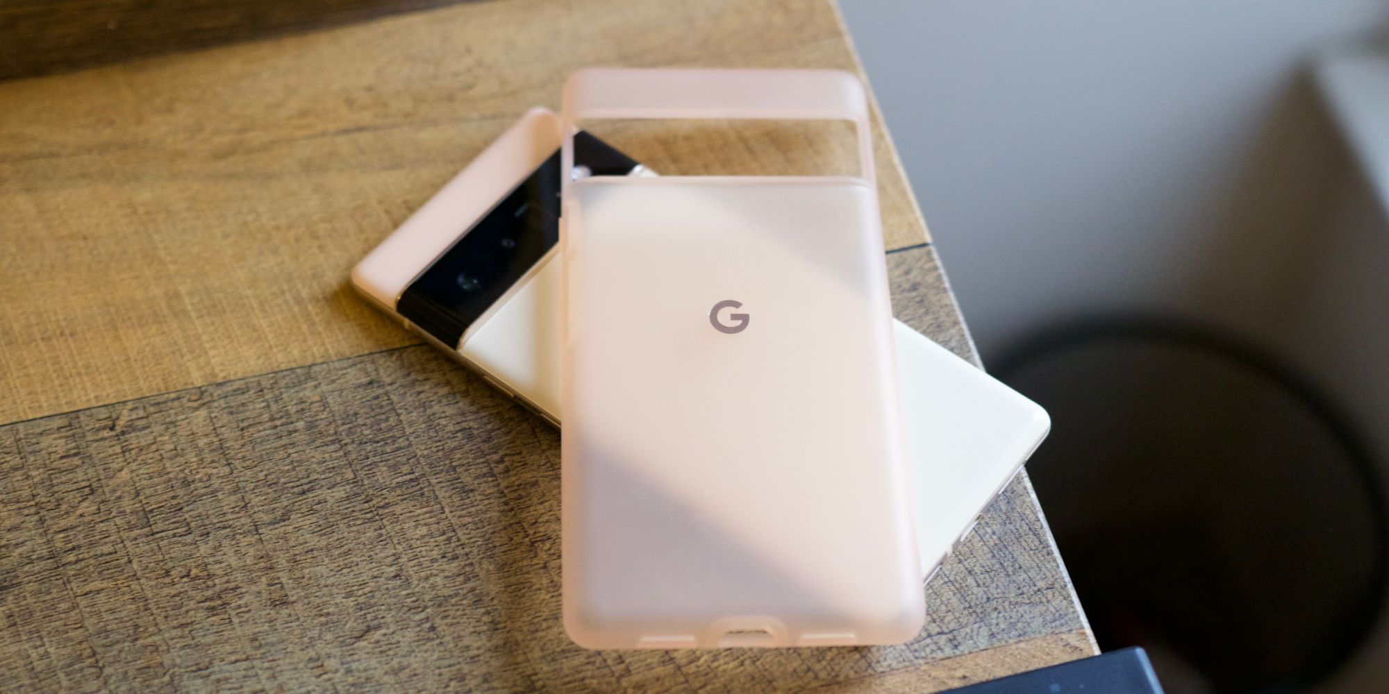 A Google Pixel 6 Pro and a case for the phone