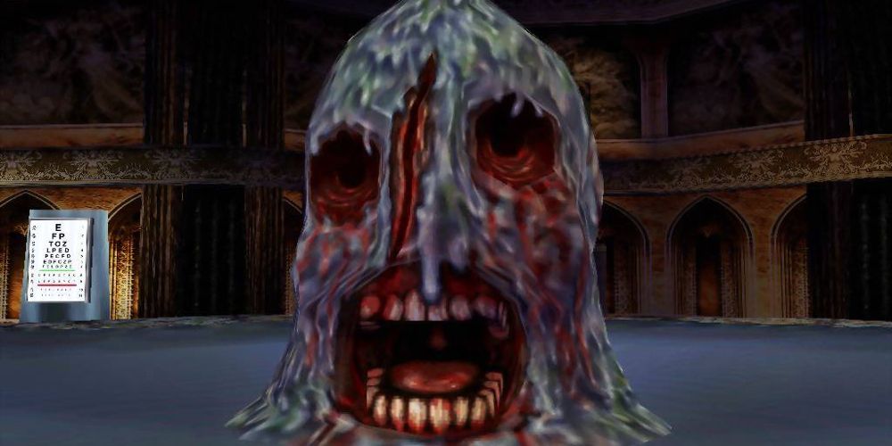 Melting monster face seen in Illbleed