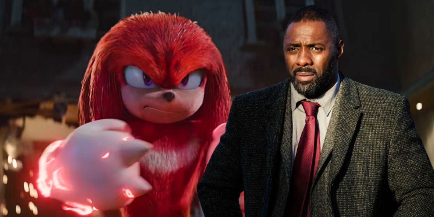 Blended image of Idris Elba and Knuckles