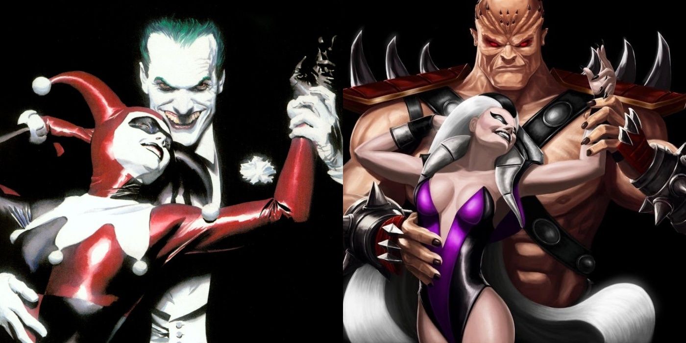 Mortal Kombat: Shao Kahn & Sindel Echo Joker & Harley Quinn in Art