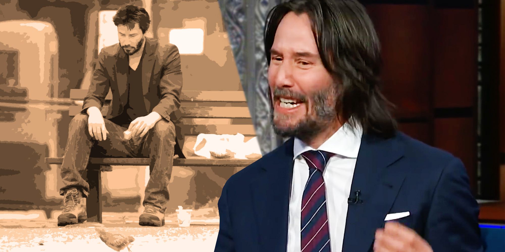 Keanu Reeves Defends Viral Sad Keanu Meme With A Song In Funny Video