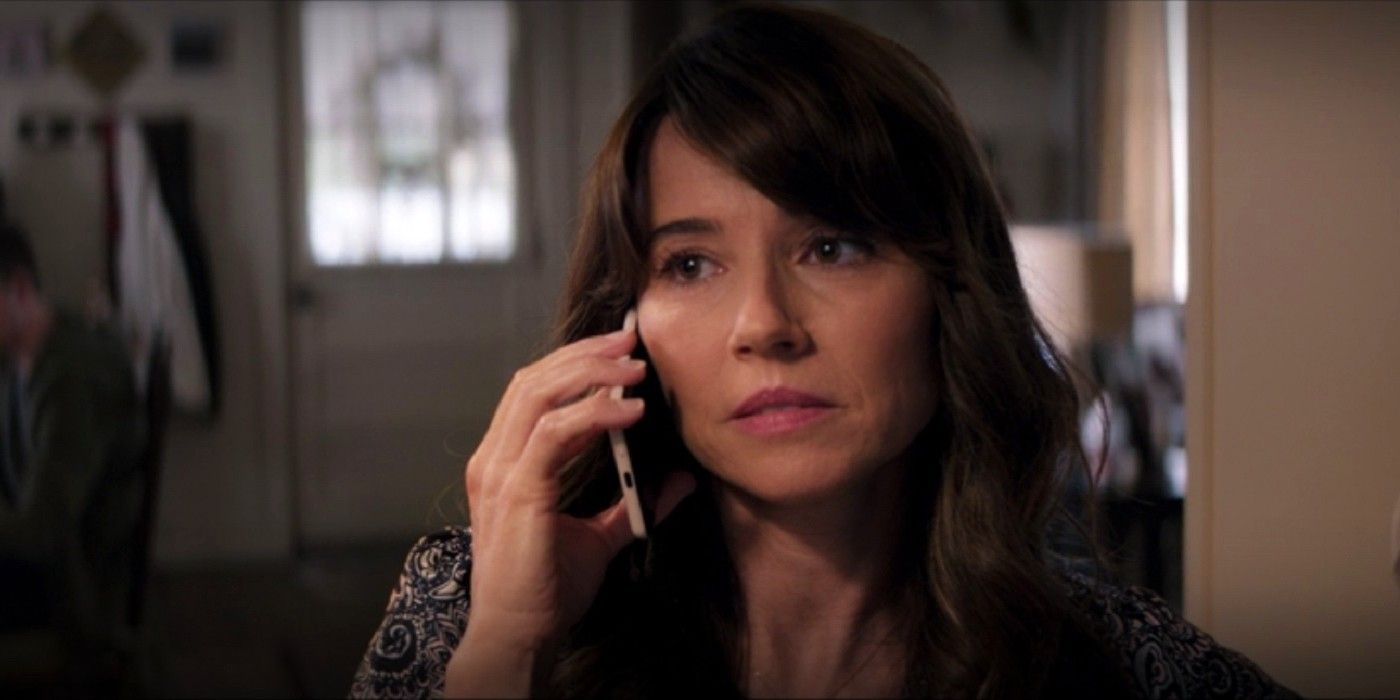 Laura on the phone in Hawkeye