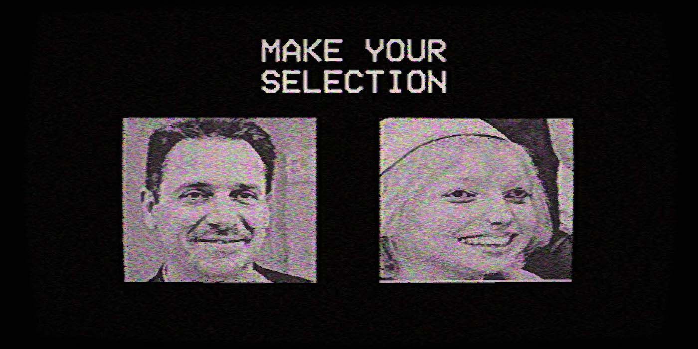 A screenshot from the game Maple County where the player has to pick certain portraits.