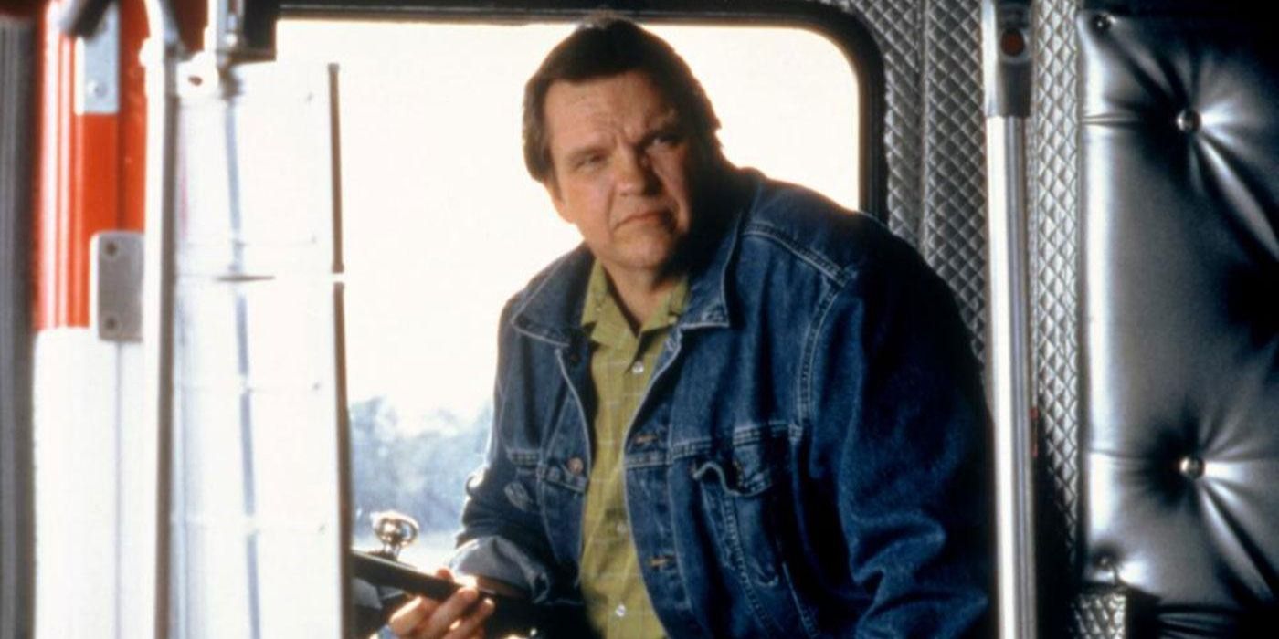 Meat Loaf in his cameo as a a bus driver in Spice World
