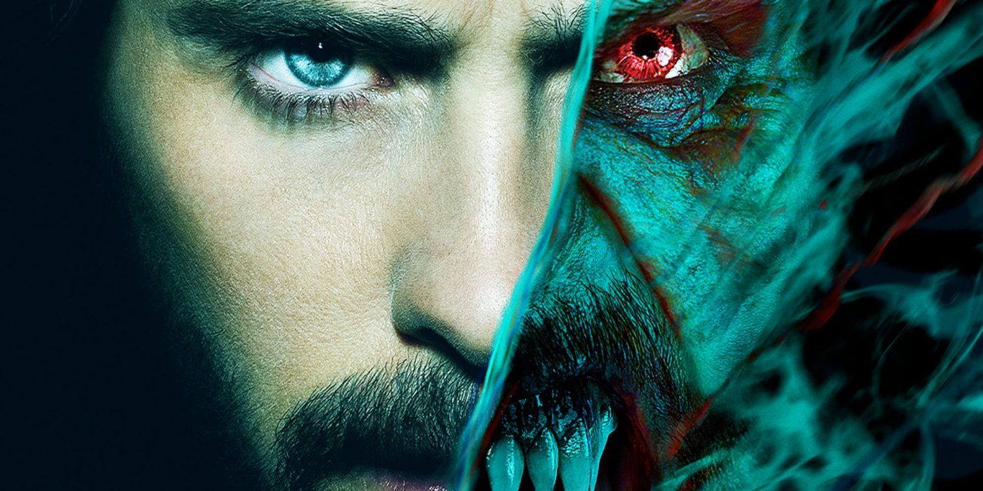 Poster for Morbius featuring Jared Leto as the title character