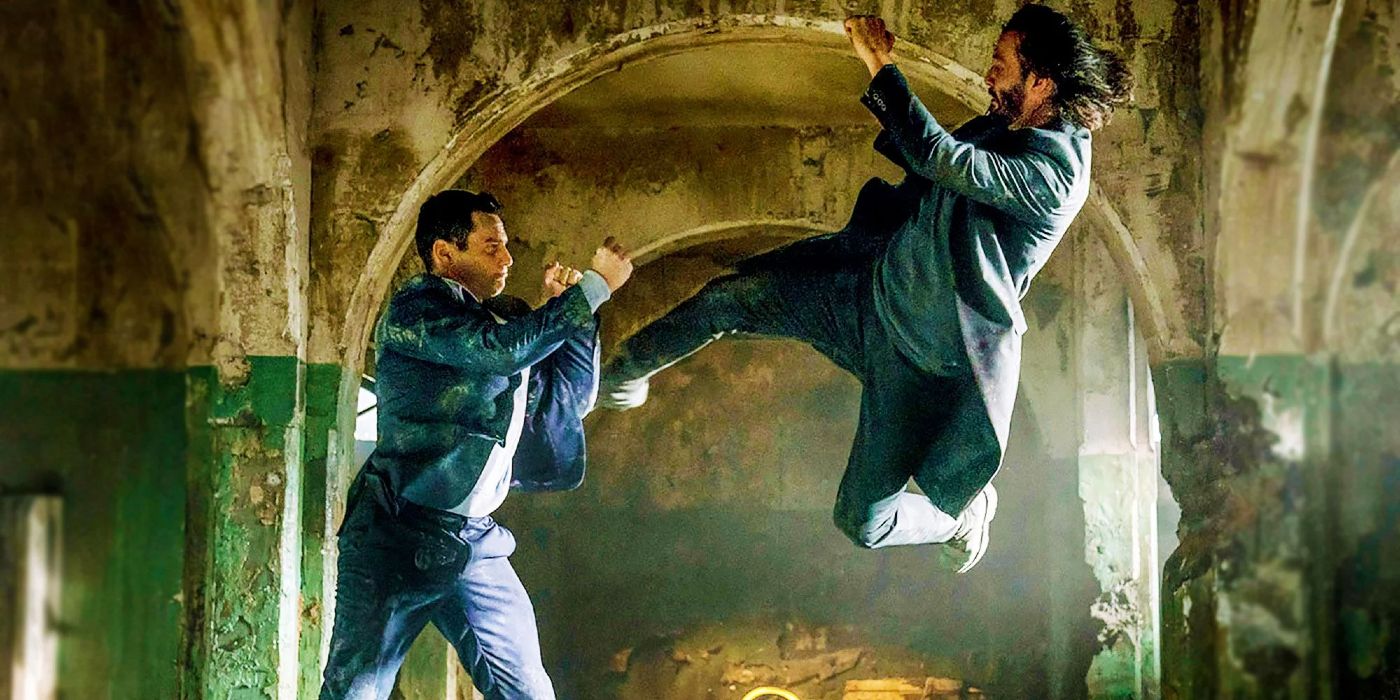 Neo and Smith in Matrix 4