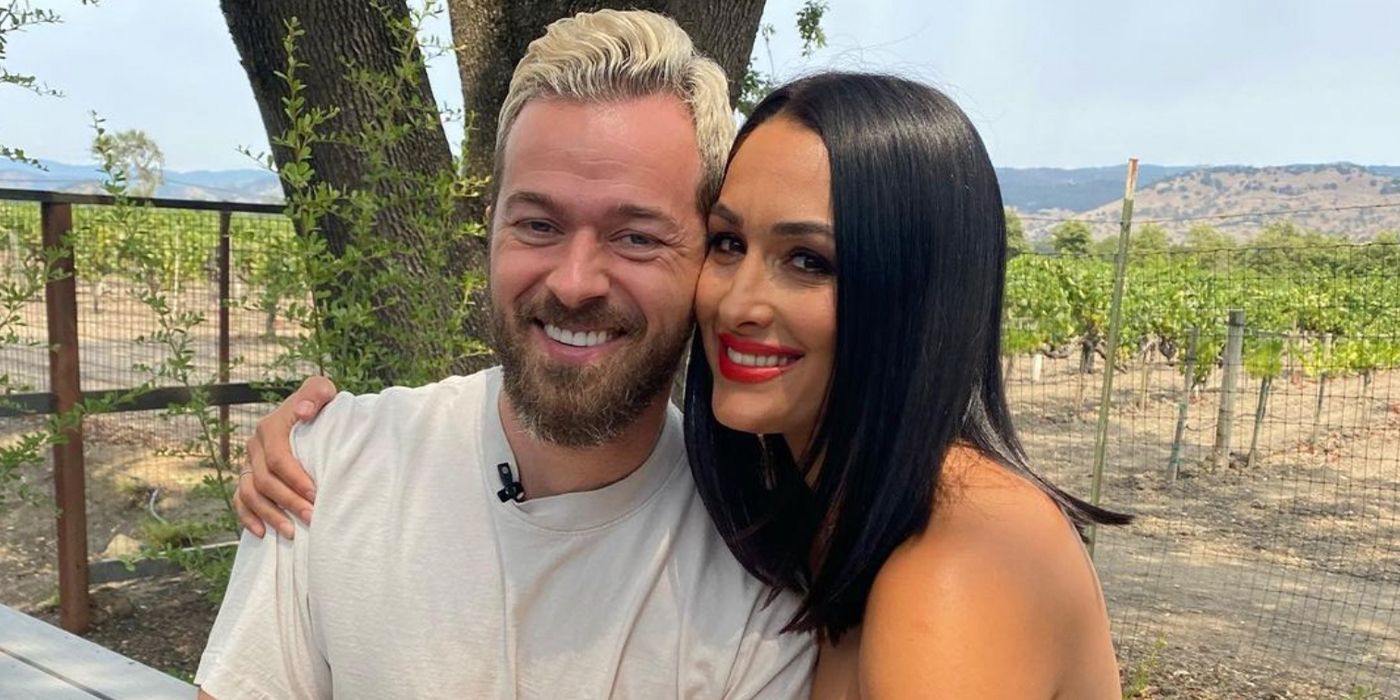 Nikki Bella and Artem Chigvintsev Double Date in Disney