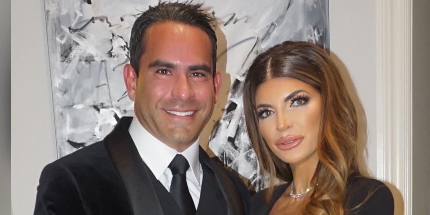 RHONJ's Teresa Giudice and Luis Ruelas smiling