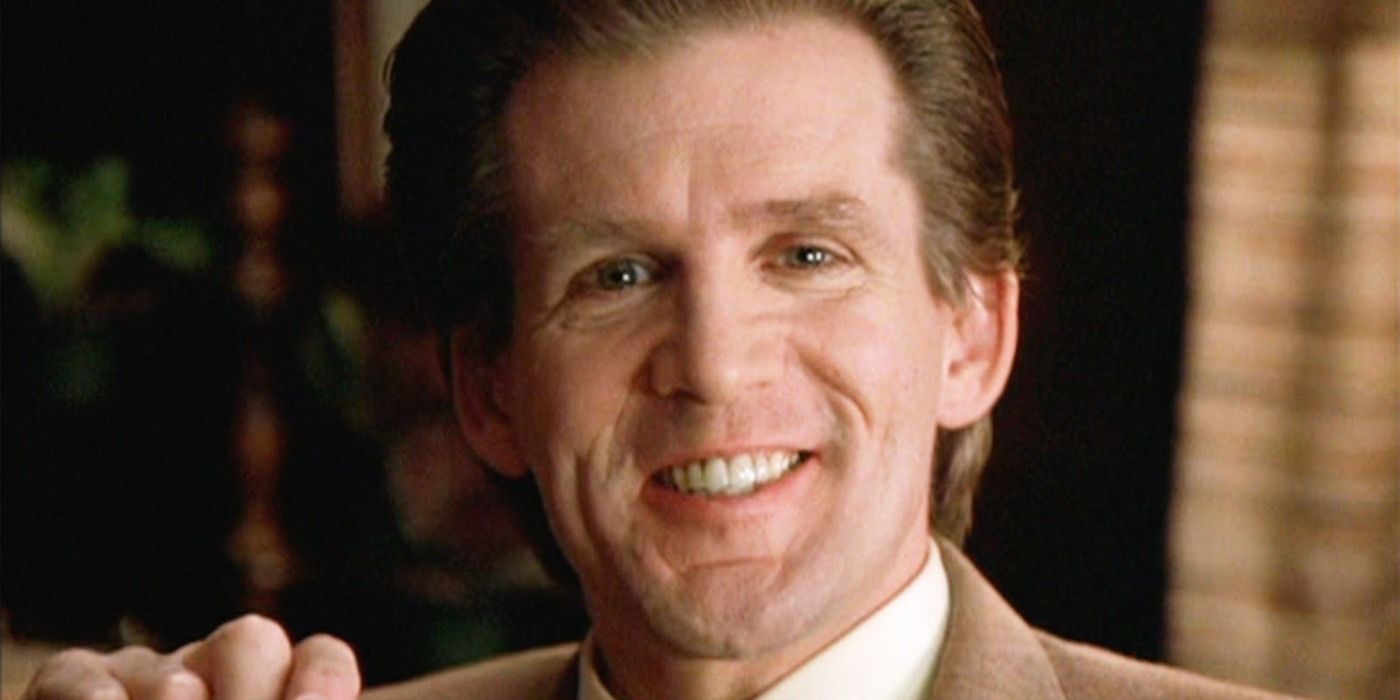 Dr. Chilton smiling in The Silence Of The Lambs.