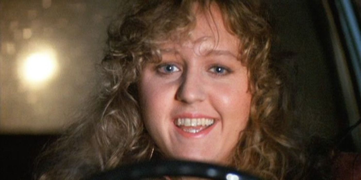 Catherine Martin driving a car in The Silence Of The Lambs.