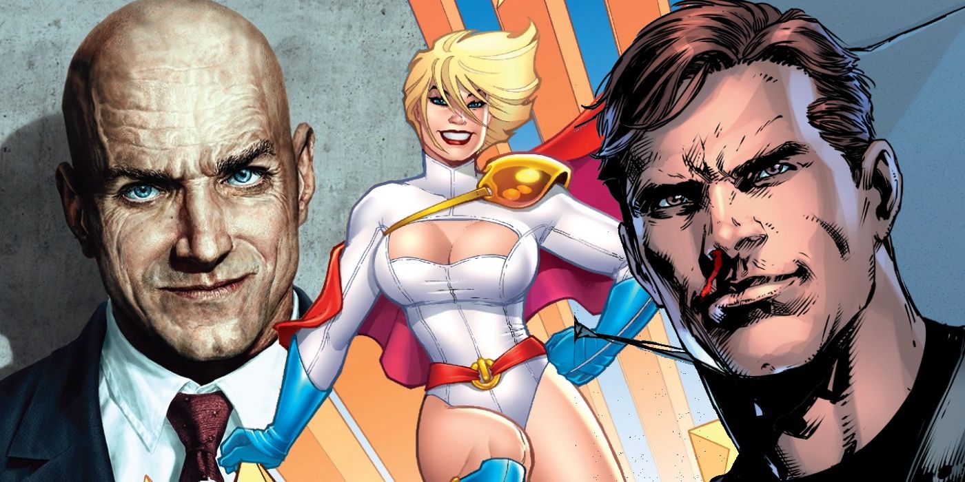 Power Girl, Lex Luthor and Maxwell Lord