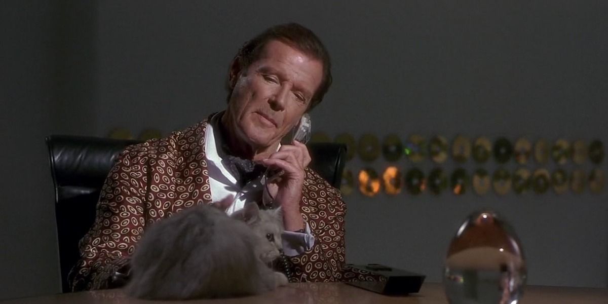 Roger Moore answers the phone as The Chief in Spice World