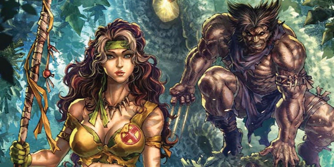 Wolverine & Rogue Return to Their Savage Land Costumes in New Cover Art