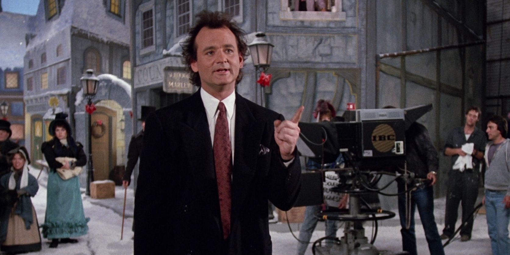 Bill Murray in Scrooged