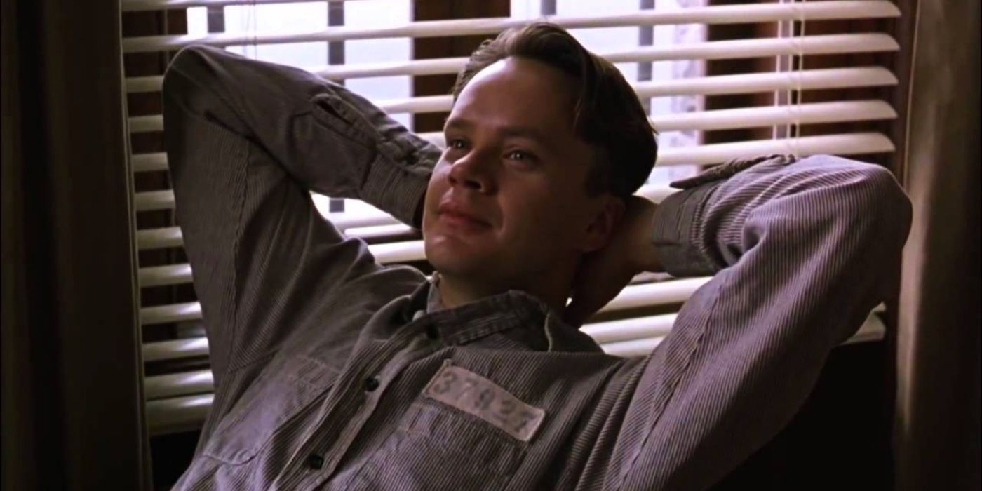 Tim Robins as the star of Shawshank Redemption