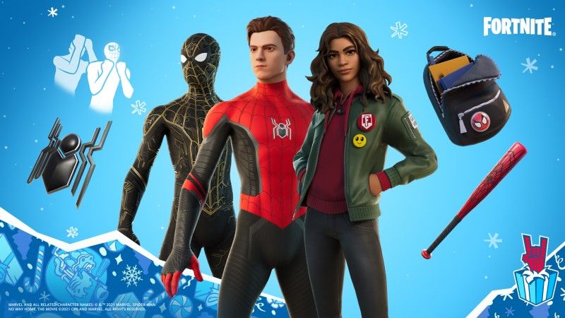 spider-man no way home fortnite skins and cosmetics