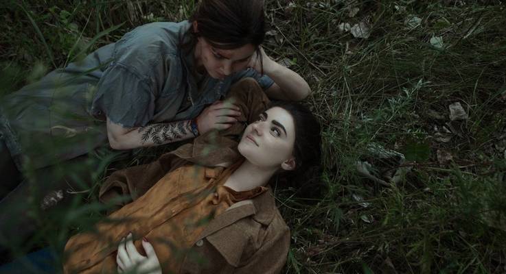 le dernier d'entre nous partie 2 ellie et dina cosplay