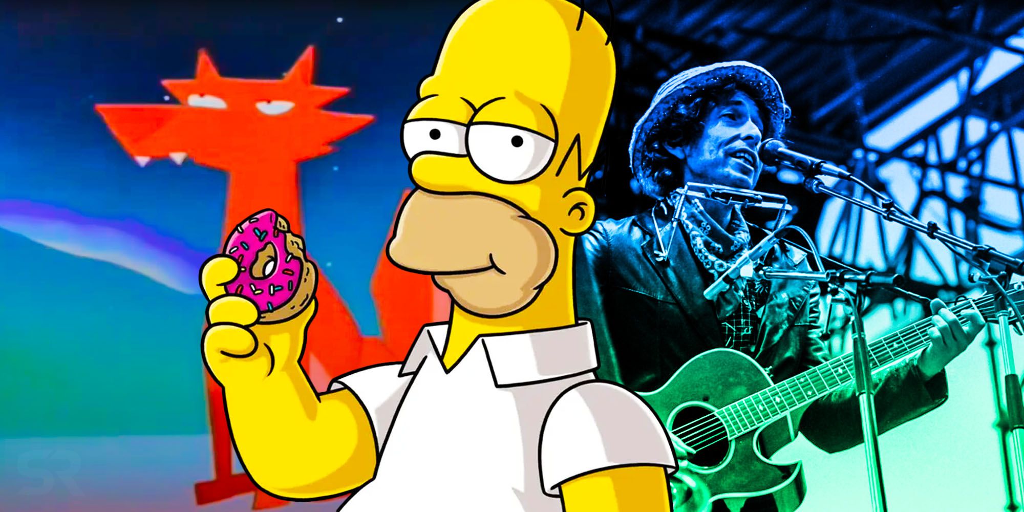 the simpsons role Bob dylan almost played coyote