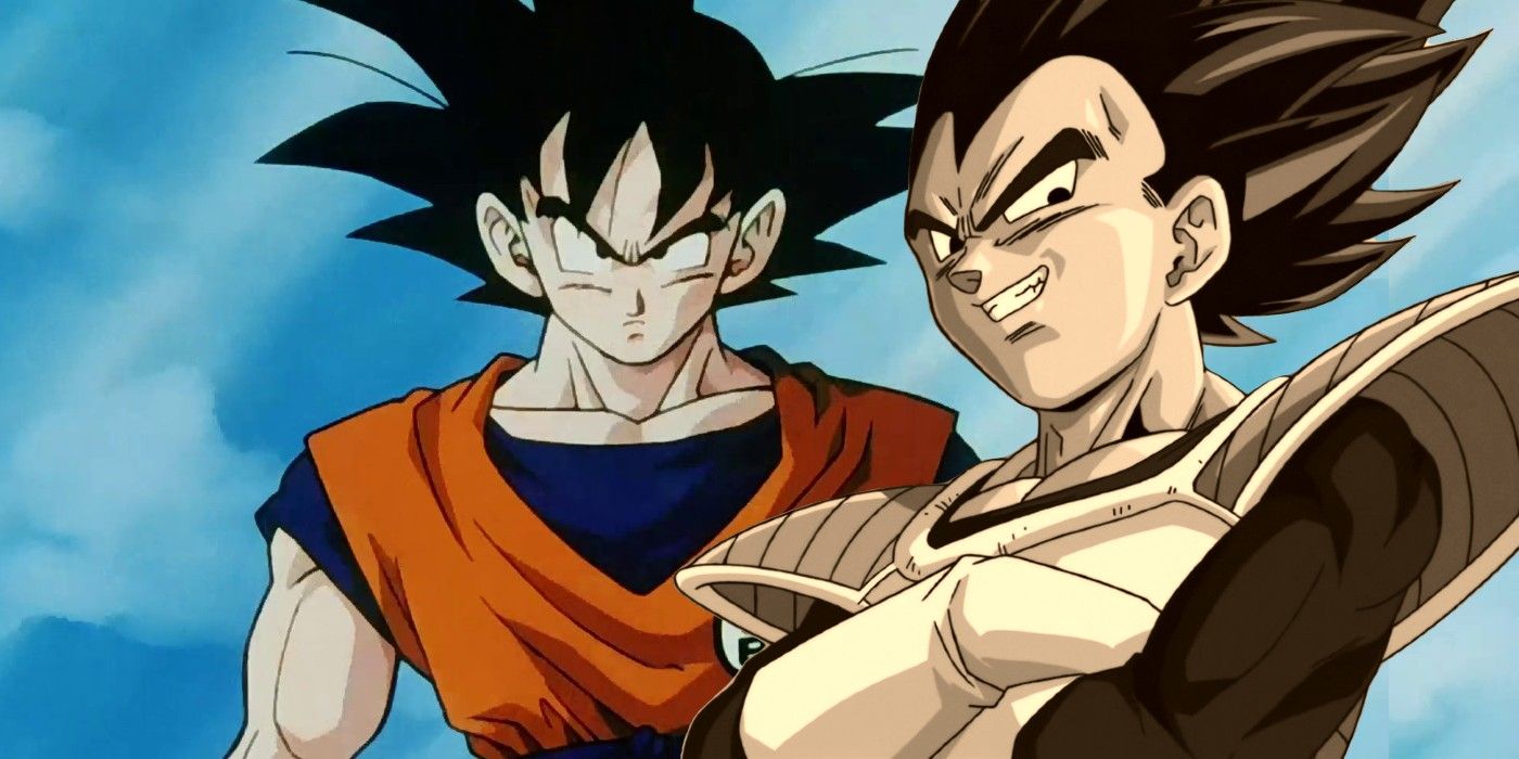 Blended image of Goku and Vegeta