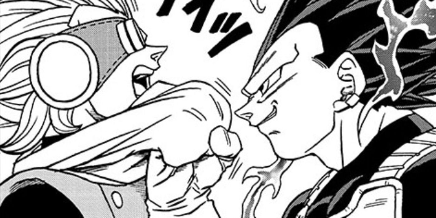 A panel from the Dragon Ball Super manga