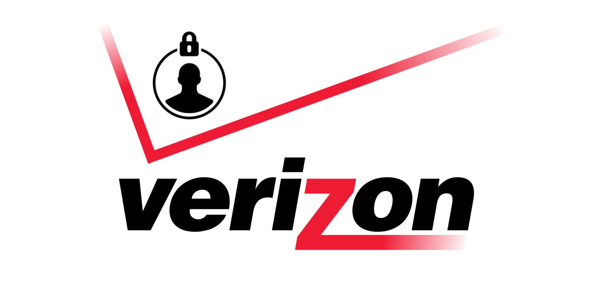 Verizon logo with privacy icon