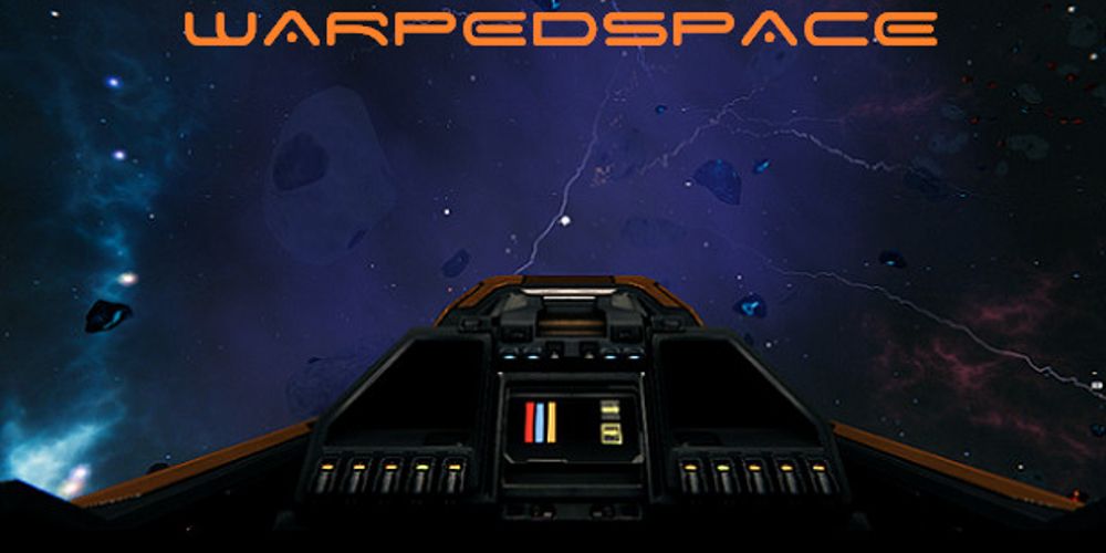 POV of a space pilot in Warped Space