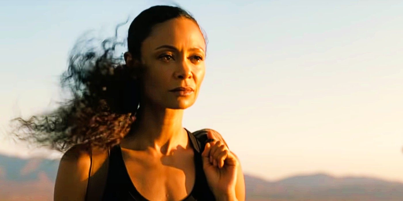 Maeve looking to the distance in Westworld Season 4