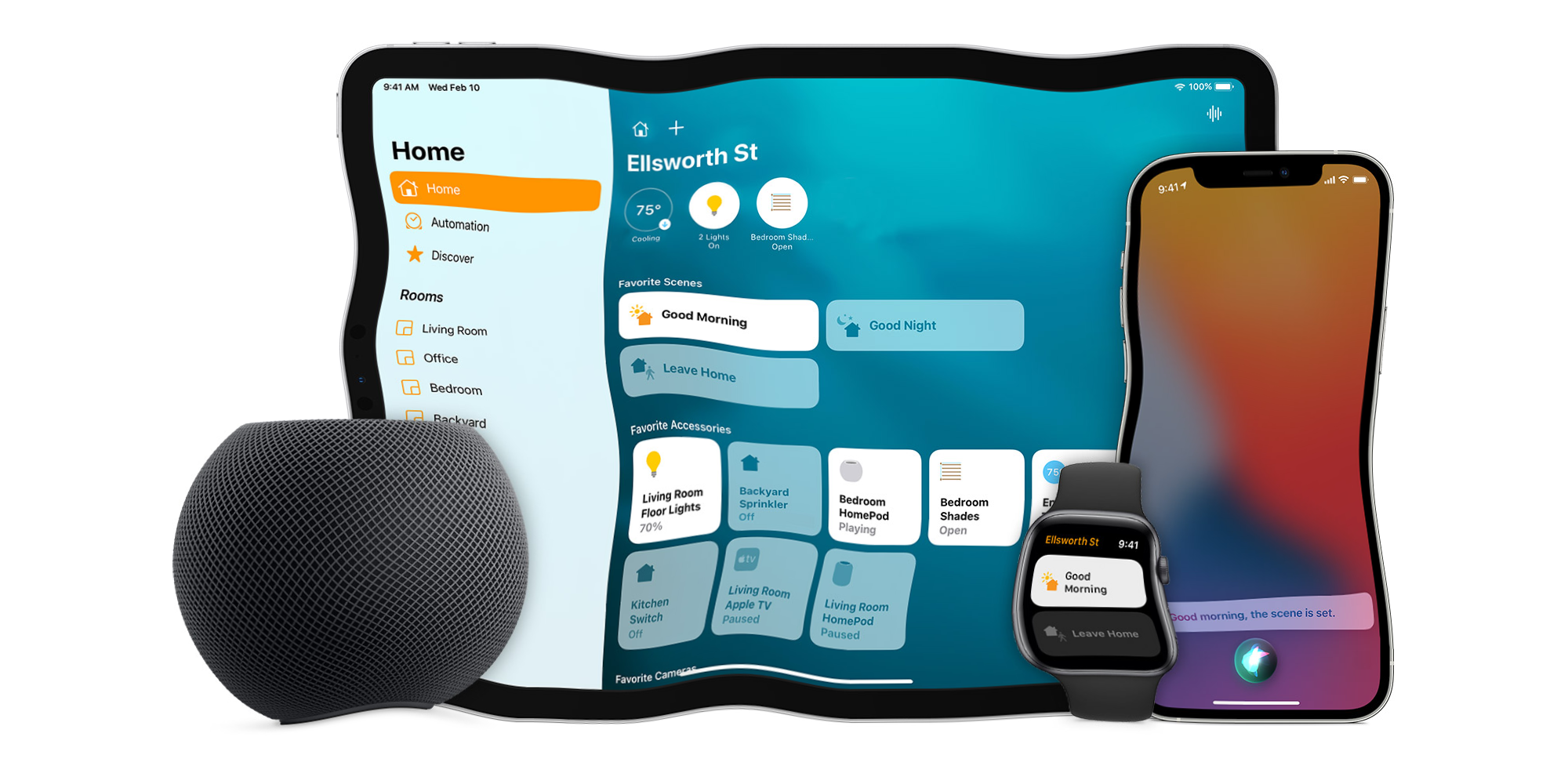 Warped Apple iPhone, iPad, Apple Watch, and HomePod Home App HomeKit