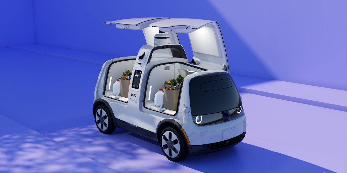 Promotional image of the delivery robot.