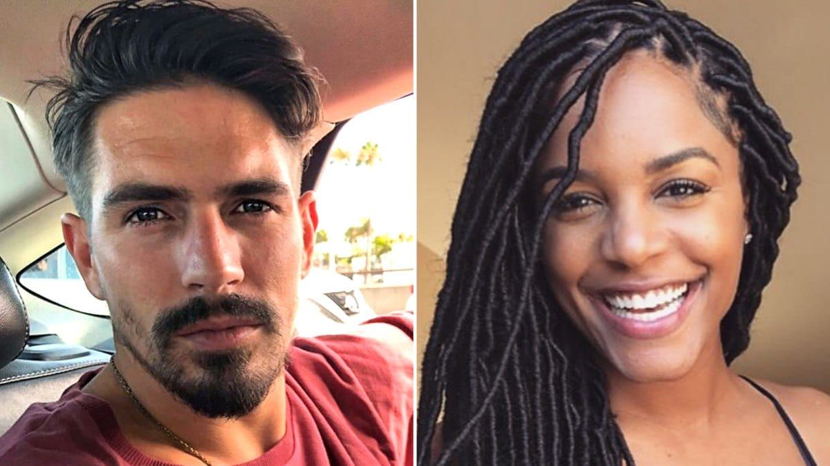 Split image of Jordan Wisely and Nia Moore from The Challenge