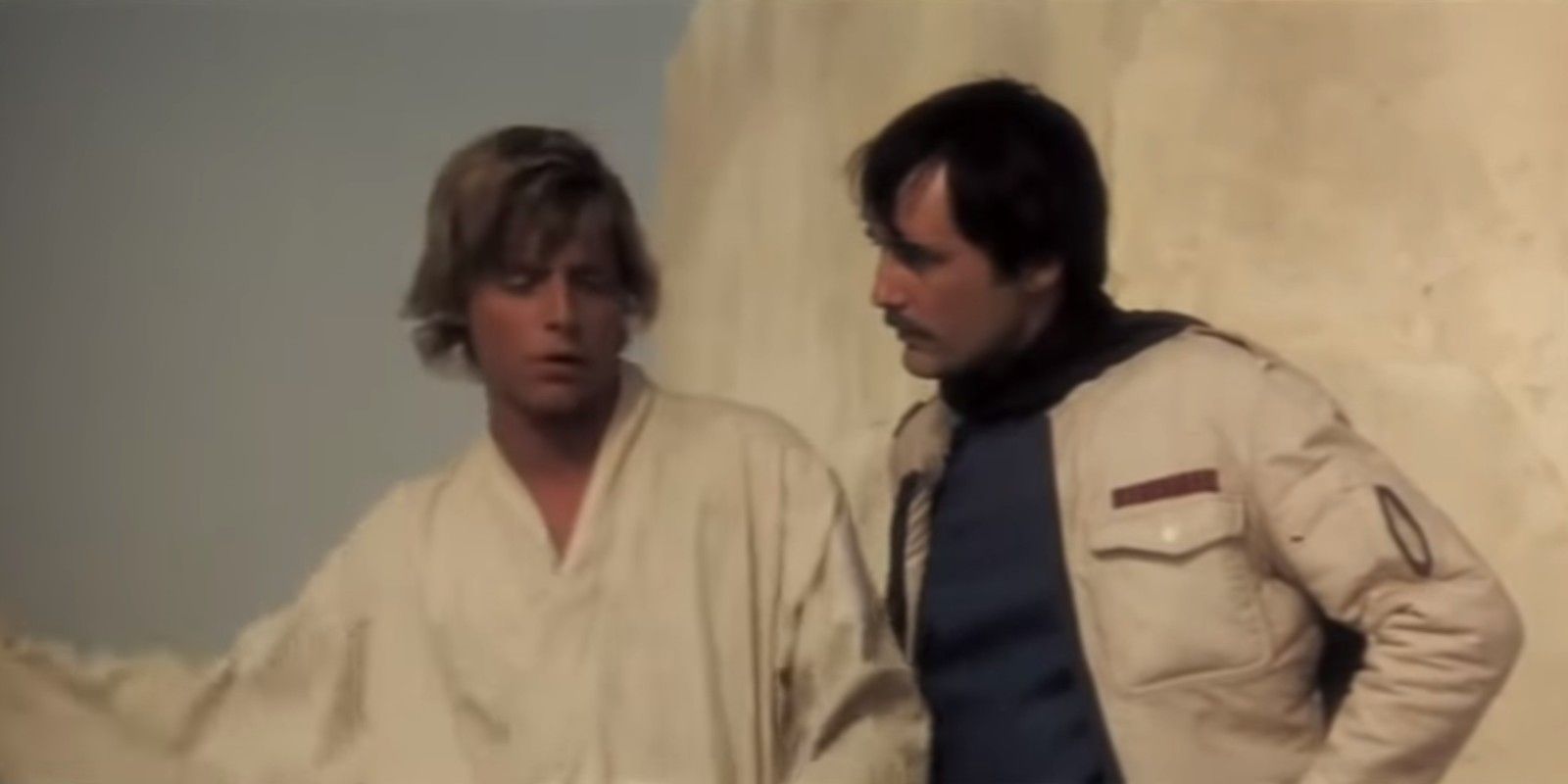 Luke and Biggs at Tosche Station in deleted A New Hope scene