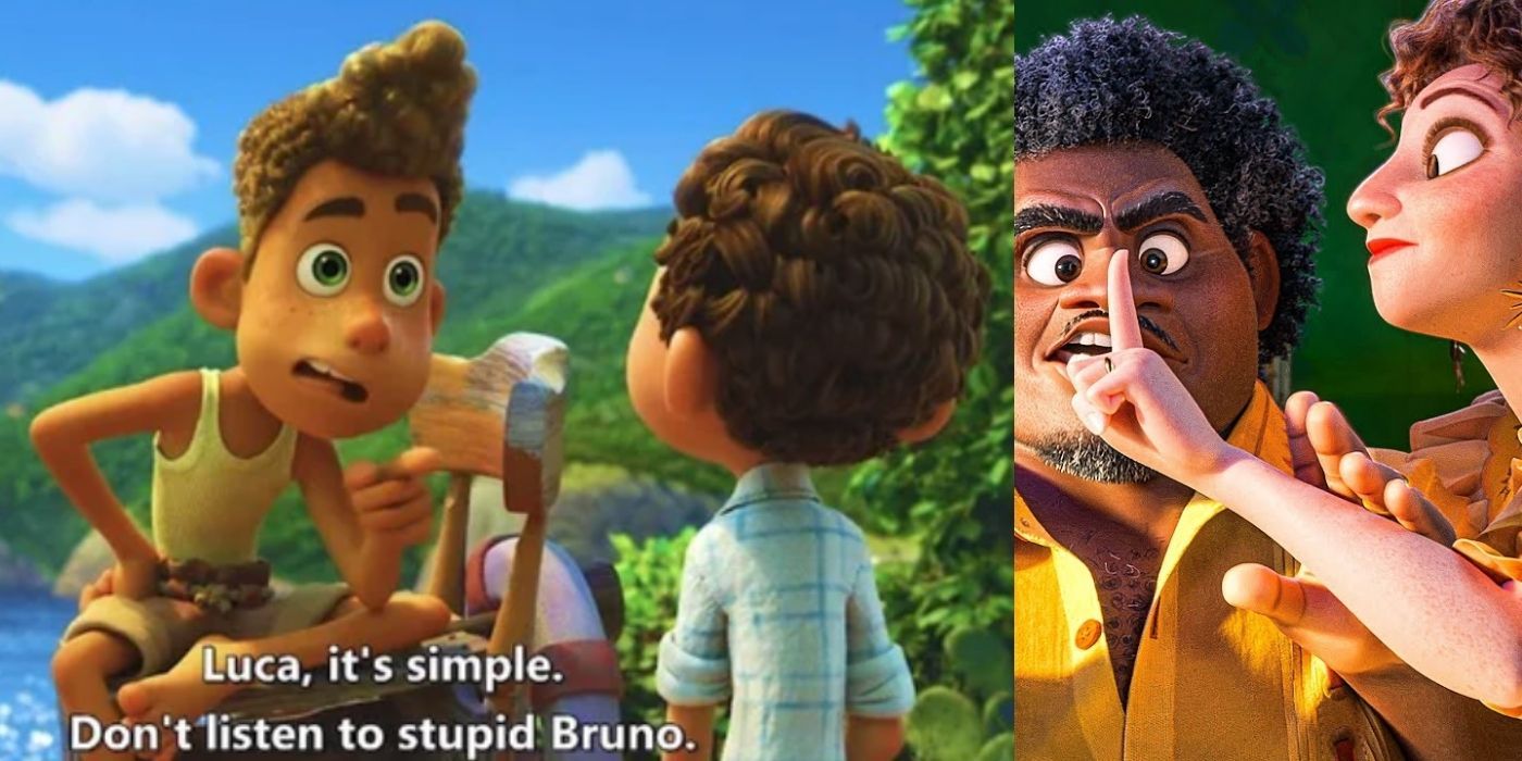 A crossover between Disney's Luca and Bruno