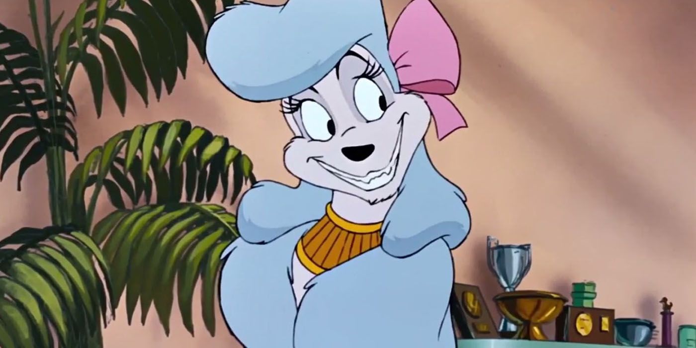 A grinning Georgette in Disney Oliver and Company