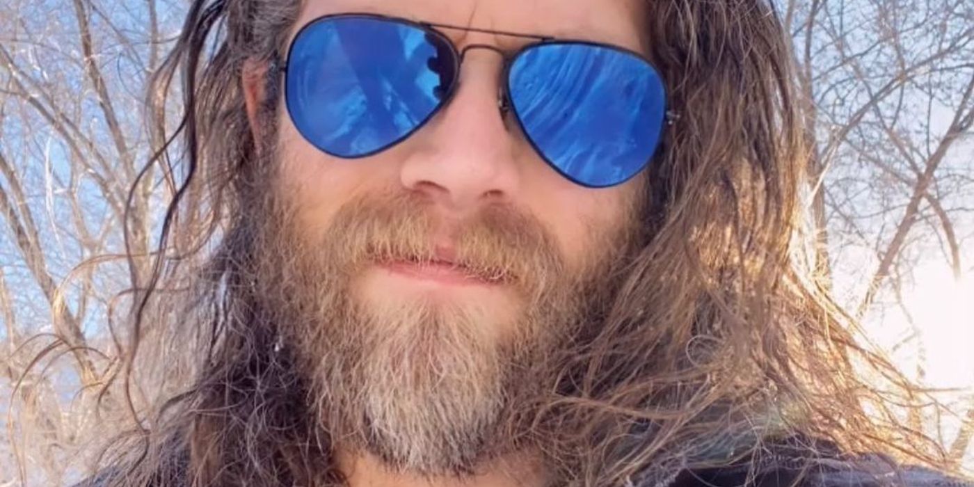 Alaskan Bush People Bam Brown blue sunglasses