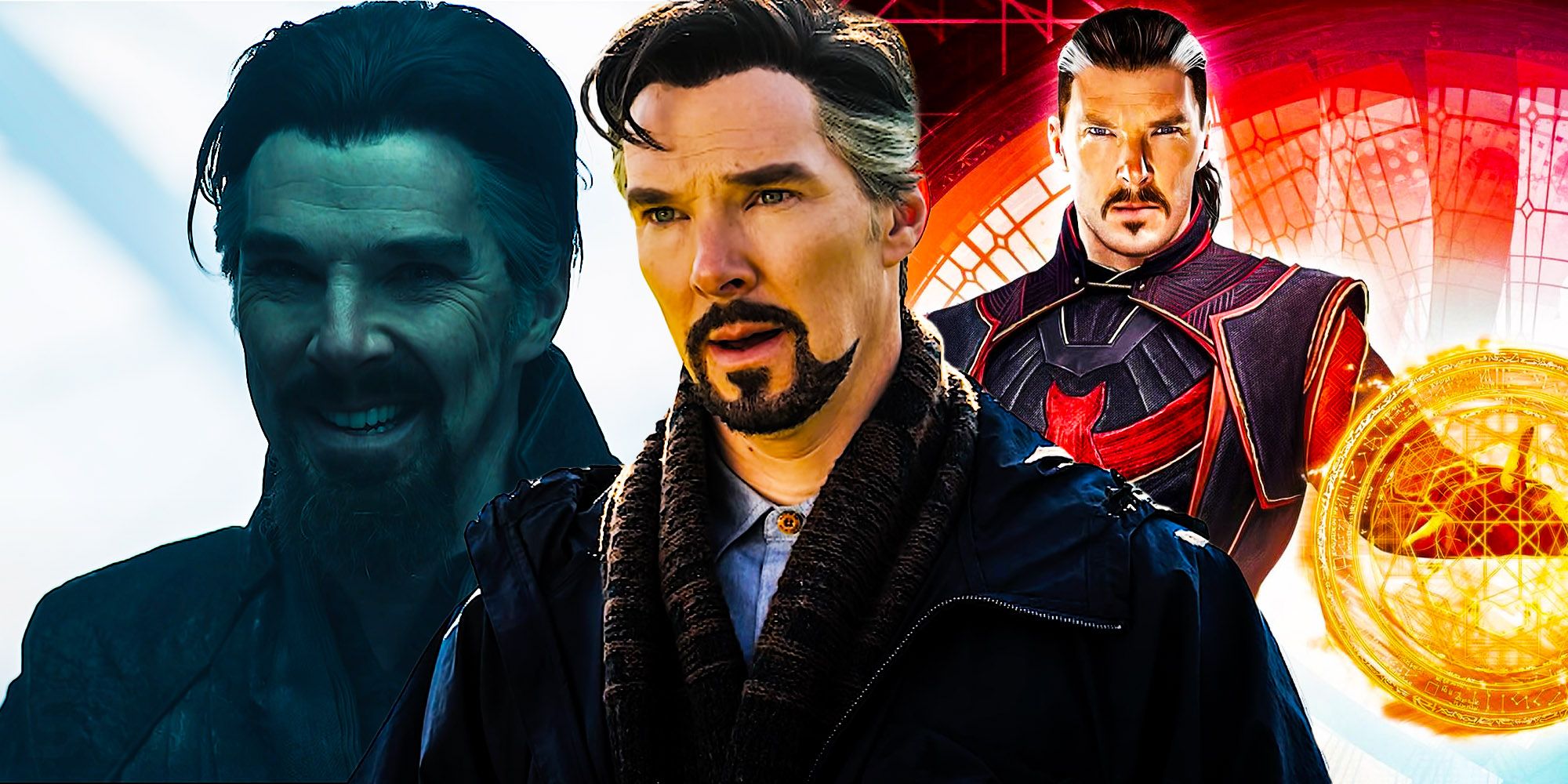 All 3 versions of Doctor strange in the multiverse of madness