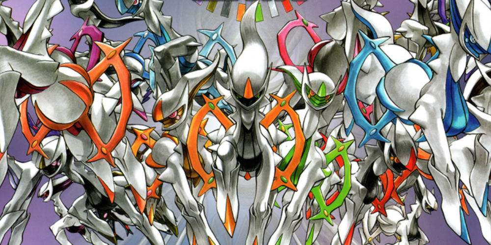 All Arceus forms from Manga