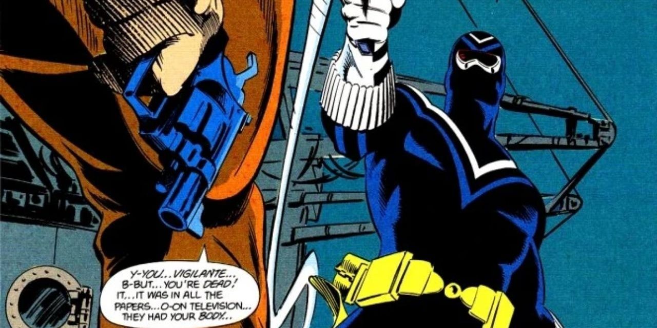 Allan Welles becomes the new Vigilante in Vigilante #20