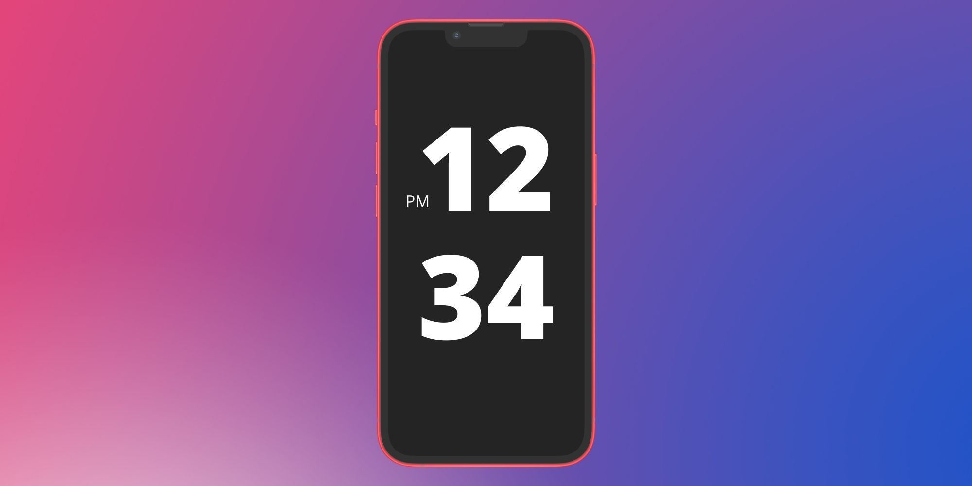 how to display date and time on iphone home screen