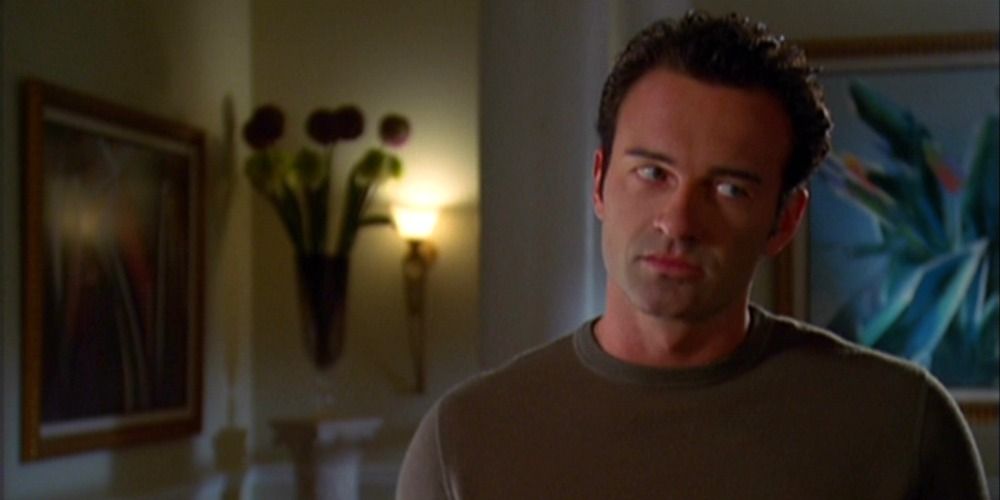 An image of Cole looking suspicious in Charmed